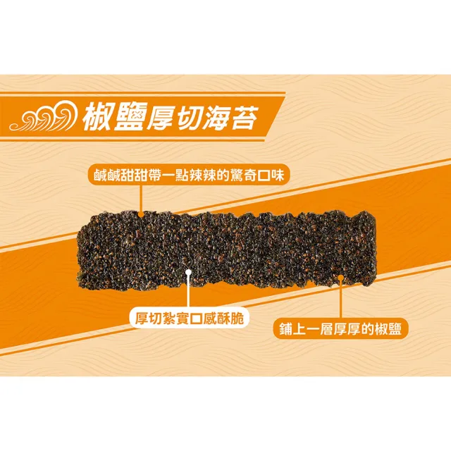 【HUTONG 胡同燒肉】元氣厚切海苔 30包任選組(涮嘴 薄脆 團購 任選)