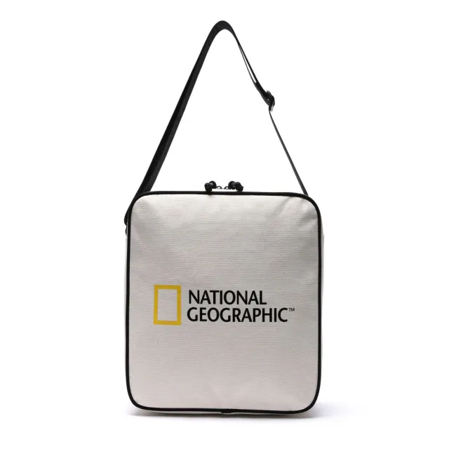 【National Geographic 國家地理】NGO Big canvas cross bag 斜背包 象牙白(N205ACR020012)