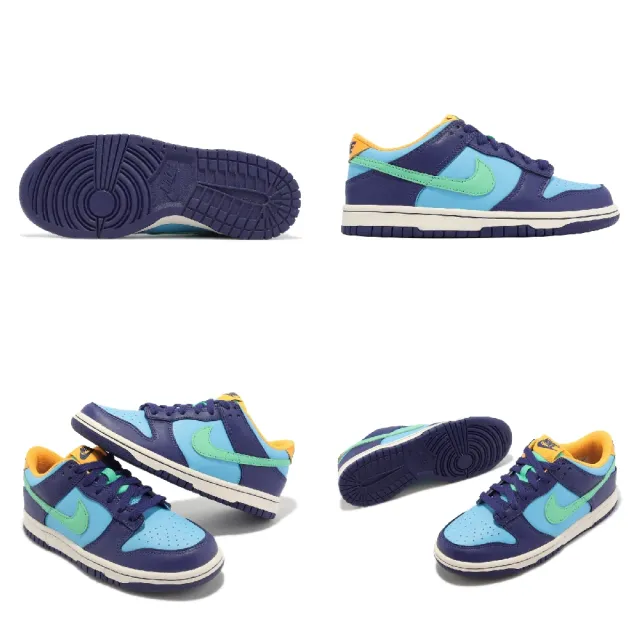 NIKE 耐吉】Dunk Low GS All-Star 2023 大童鞋女鞋藍綠休閒鞋(DV1693