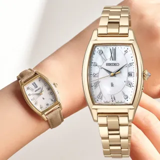 【SEIKO 精工】LUKIA 限量花藝鑽石聯名錶款27.5mm(SSQW074J/1B32-0BA0G)