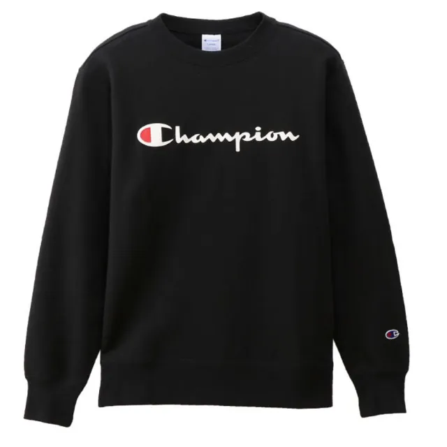 【Champion】官方直營-Basic草寫Logo長袖大學Tee-男(多色)