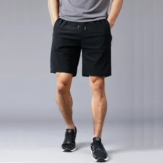 【B+ 大尺碼專家】現貨-大小尺碼-冰絲 排汗 涼感 彈性 運動 短褲(0205553)