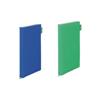 【台隆手創館】福利品 布質名片夾 120張容納(藍/綠)