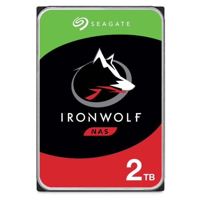 【SEAGATE 希捷】IronWolf 2TB 3.5吋 5400轉 256MB NAS 內接硬碟(ST2000VN003)