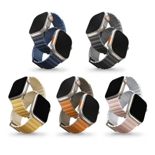 【UNIQ】Apple Watch 49/45/44/42mm Revix矽膠真皮錶帶