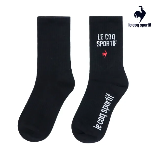 【LE COQ SPORTIF 公雞】中筒襪/運動襪/休閒襪 男女-4色-LWR03203
