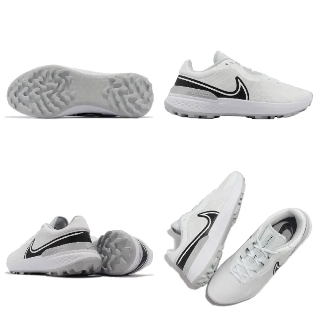 【NIKE 耐吉】高爾夫球鞋 Infinity Pro 2 男鞋 女鞋 白 黑 寬楦 緩震 高球 運動鞋(DM8449-101)
