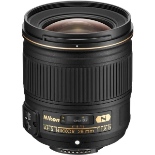 【Nikon 尼康】AF-S NIKKOR 28mm F1.8G 定焦鏡頭 --公司貨