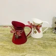 【JEN】美式鄉村水壺型鐵皮桶花盆花器擺飾高12.5cm(2色可選)