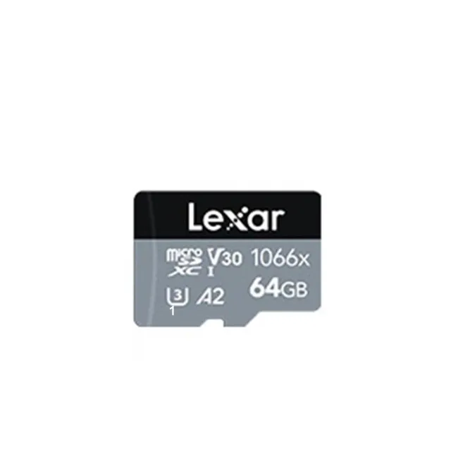 【Lexar 雷克沙】Professional 1066x MicroSDXC UHS-I U3 A2 64G記憶卡