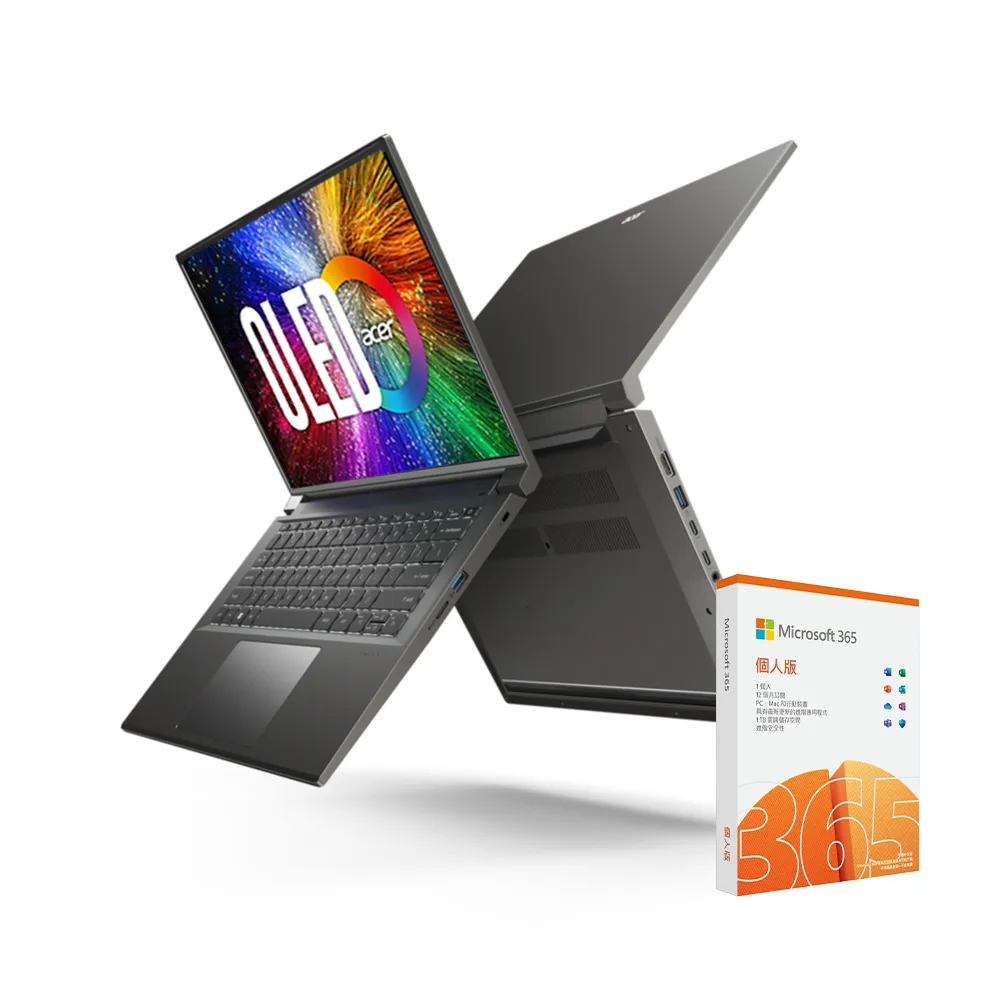 【Acer】M365組★14吋i7獨顯輕薄創作者筆電(Swift X SFX14-71G-74EQ/i7-13700H/16G/512G SSD/RTX3050-6G/W