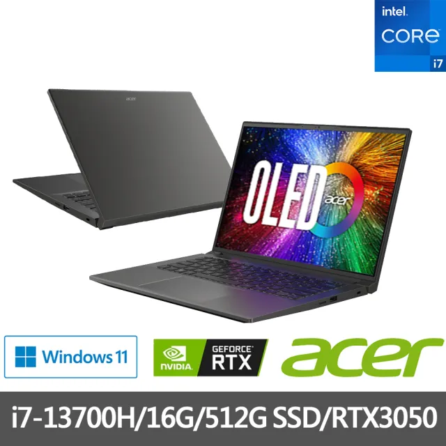 【Acer】M365組★14吋i7獨顯輕薄創作者筆電(Swift X SFX14-71G-74EQ/i7-13700H/16G/512G SSD/RTX3050-6G/W