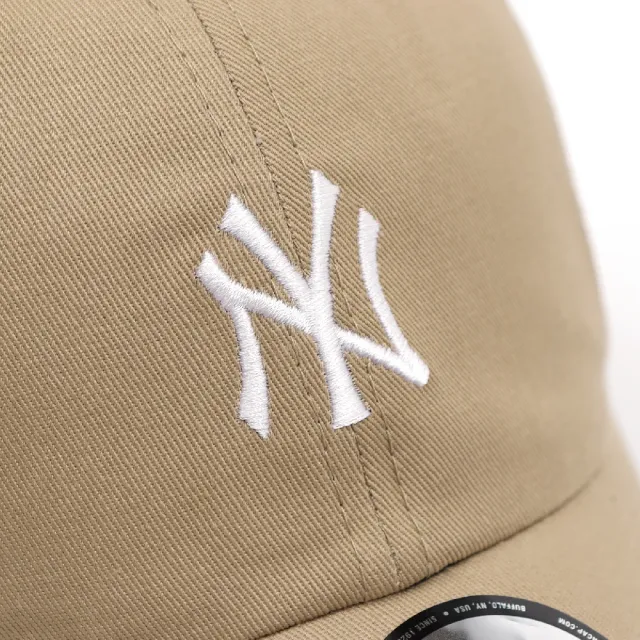 【NEW ERA】棒球帽 Casual Classic MLB 紐約 洋基 老帽 奶茶 白 NY 男女款 帽子 經典款(NE12712402)