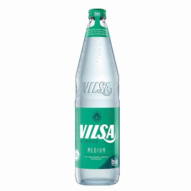 【VILSA】MEDIUM氣泡礦泉水玻璃瓶裝700mlx12入 箱
