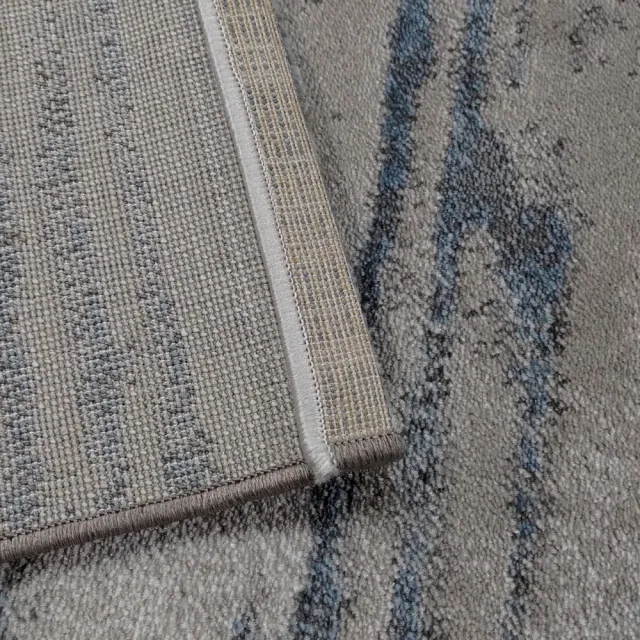 【山德力】斑駁短毛地毯160x230拉米特(灰藍色)