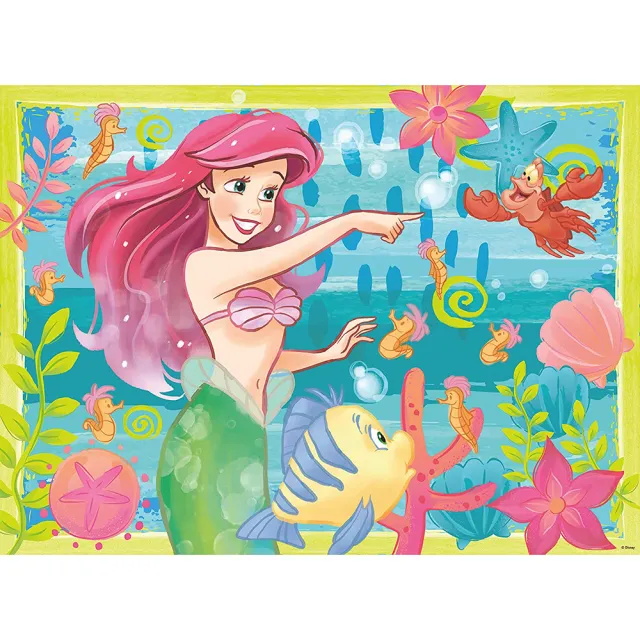 【Ravensburger】維寶拼圖  閃鑽版迪士尼小美人魚 500片