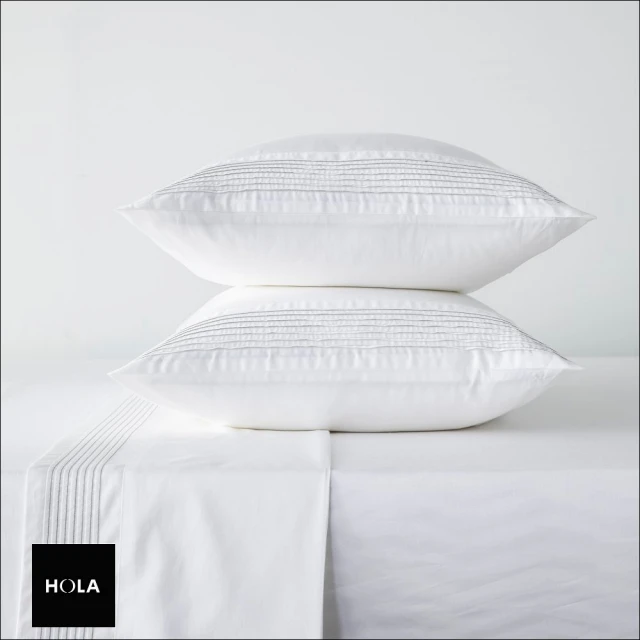 【HOLA】艾維爾埃及棉素色床包雙人晨白