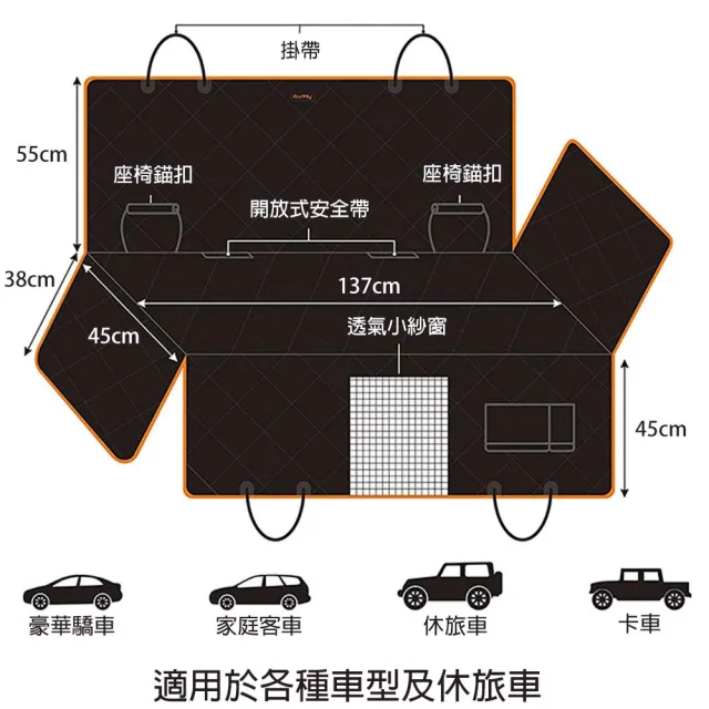 【CB嚴選】汽車寵物墊(車用寵物墊 寵物車用坐墊 汽車坐墊 車墊 汽車後座墊 狗坐墊 防水車座墊)