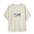 【mamaway 媽媽餵】棉質鯨魚相片寬鬆孕哺罩衫
