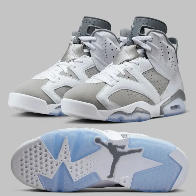 NIKE 耐吉】休閒鞋Air Jordan 6 Cool Grey 酷灰男款CT8529-100(休閒鞋