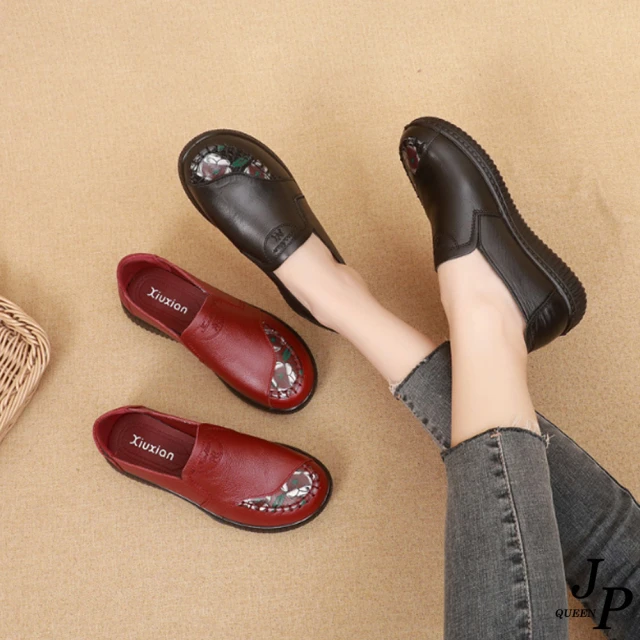 JP Queen New York 時尚女郎顯瘦女款方頭粗高