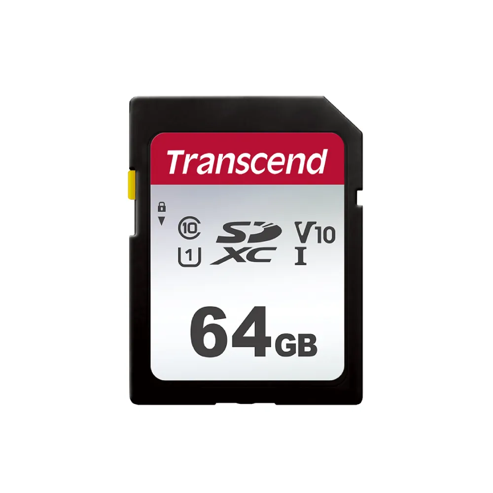 【Transcend 創見】SDC300S SDXC UHS-I U1 64GB 記憶卡(TS64GSDC300S 新舊包裝隨機出貨)