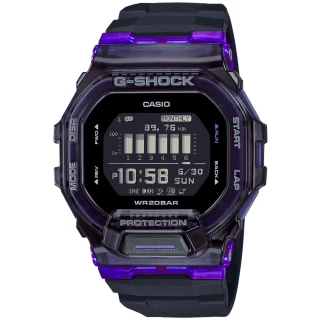 【CASIO 卡西歐】G-SHOCK 無線藍芽多功能電子錶(GBD-200SM-1A6)