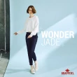 【BRAPPERS】女款 玉石丹寧系列-wonder jade高腰彈性七分褲(深藍)