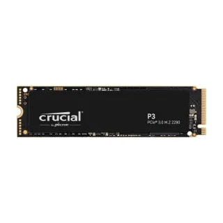 【Crucial 美光】P3 NVMe PCIe M.2 500GB SSD 固態硬碟(P3-500G)