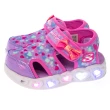 【SKECHERS】女嬰童 涼鞋 拖鞋系列燈鞋 HEART LIGHTS SANDALS(303250NPKLV)