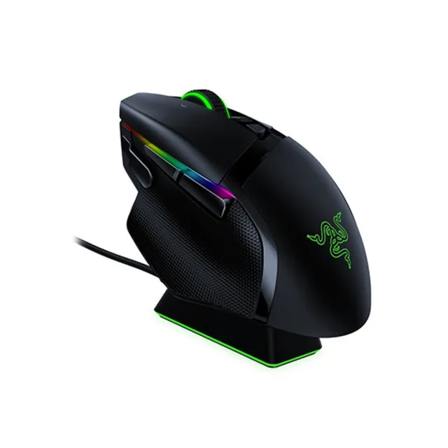 Razer 雷蛇】Basilisk Ultimate 巴塞利斯蛇終極版無線滑鼠(含充電座