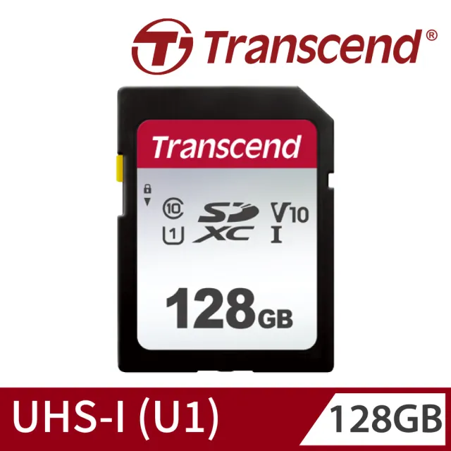 【Transcend 創見】SDC300S SDXC UHS-I U1 128GB 記憶卡(TS128GSDC300S 新舊包裝隨機出貨)