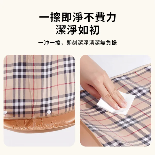 【YUNMI】3D立體老人圍兜 成人圍兜 銀髮族圍兜 大童圍兜 長輩口水兜(調節頸圍 防水防油)