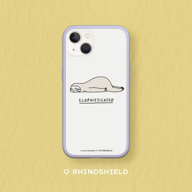 【RHINOSHIELD 犀牛盾】iPhone 14/Plus/14 Pro/Max Mod NX手機殼/I Love Doodle-樹懶(I Love Doodle)