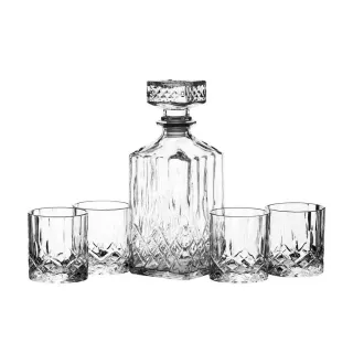 【KitchenCraft】烈酒瓶+玻璃杯4入  / 分酒器