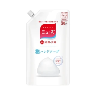 【MUSE】按壓式泡泡洗手液補充包 皂香900ml(日本原裝進口)