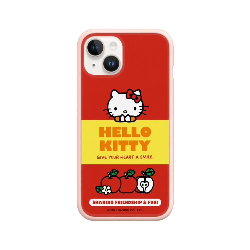 【RHINOSHIELD 犀牛盾】iPhone 14/Plus/14 Pro/Max Mod NX手機殼/生鮮食品-蘋果(Hello Kitty)