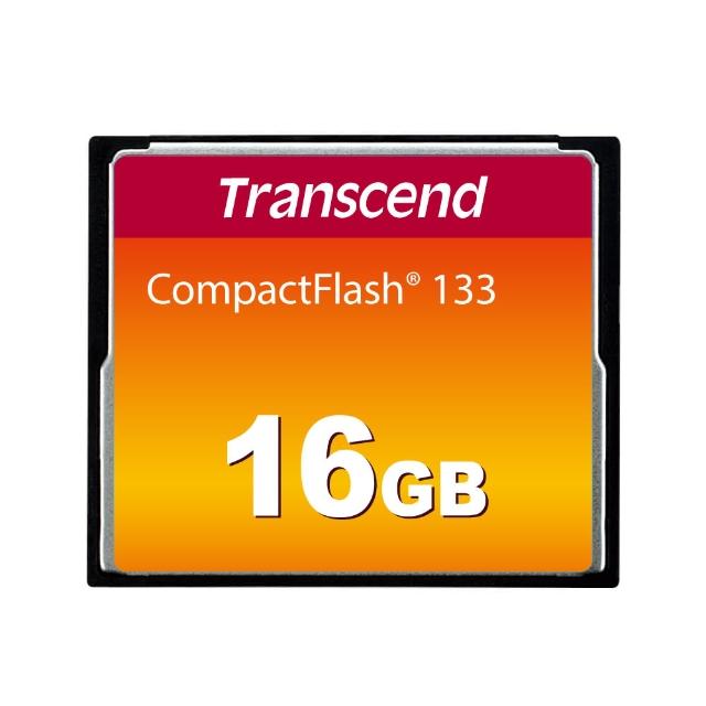 【Transcend 創見】133X CF 16GB CompactFlash 記憶卡(TS16GCF133 新舊包裝隨機出貨)
