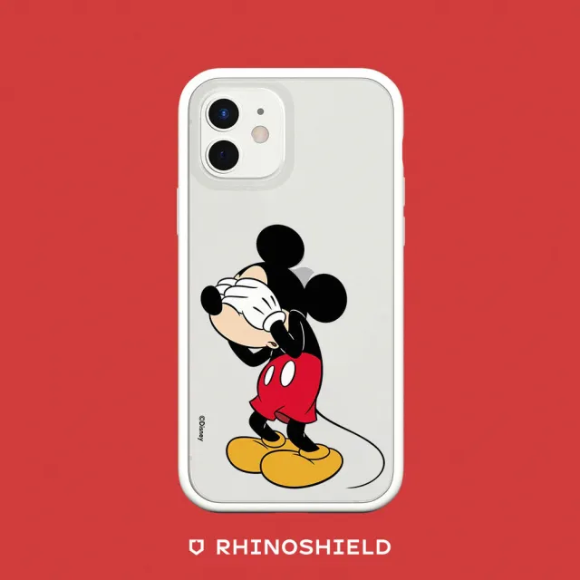 【RHINOSHIELD 犀牛盾】iPhone 14/Plus/14 Pro/Max Mod NX邊框背蓋手機殼/米奇系列-遮眼米奇(迪士尼)