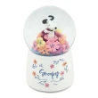 【JARLL 讚爾藝術】Snoopy史努比百花齊放 水晶球音樂盒(生日禮物  情人禮物)