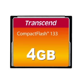 【Transcend 創見】133X CF 4GB 記憶卡(TS4GCF133)