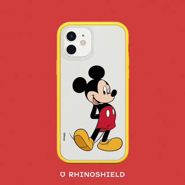 【RHINOSHIELD 犀牛盾】iPhone 14/Plus/14 Pro/Max Mod NX邊框背蓋手機殼/米奇系列-來！米奇站好(迪士尼)