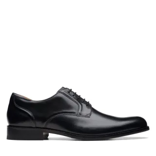 【Clarks】男鞋 Craft Arlo Lace典藏英倫素面紳士鞋 皮鞋(CLM71449D)