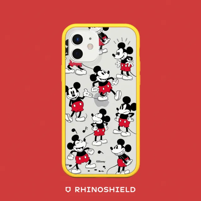 【RHINOSHIELD 犀牛盾】iPhone 14/Plus/14 Pro/Max Mod NX邊框背蓋手機殼/米奇系列-米奇的常態(迪士尼)