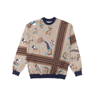 【Daniel Wong】Disney聯名款 星夜米奇 中性長袖衛衣(暖駝)