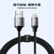【Apone】USB A to Lightning 傳輸充電線 2米 黑(APC-AL20B)
