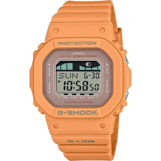 【CASIO 卡西歐】G-SHOCK ITZY 有娜配戴款 G-LIDE 衝浪潮汐女錶手錶(GLX-S5600-4)