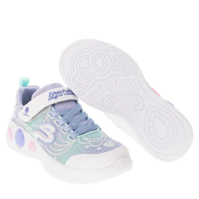 【SKECHERS】女童鞋系列 燈鞋 PRINCESS WISHES(302686LLVMT)