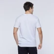 【NAUTICA】男裝 手繪風格帆船LOGO短袖T恤(白色)