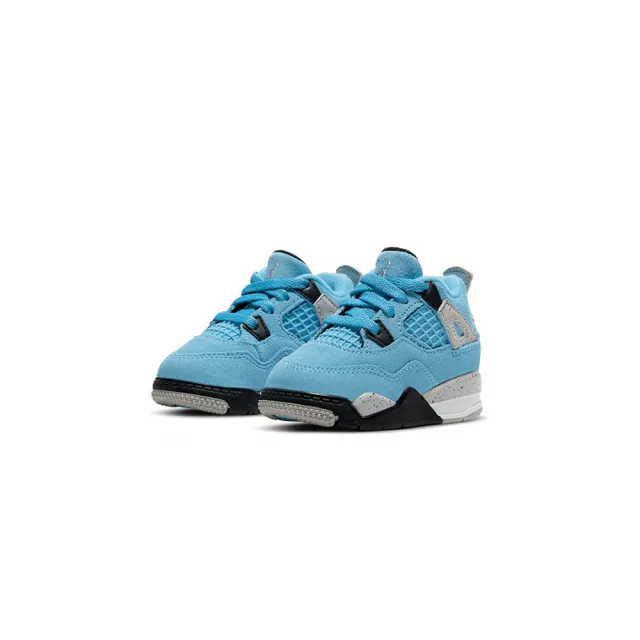 NIKE 耐吉】Air Jordan 4 Retro University Blue 大學藍小童鞋BQ7670